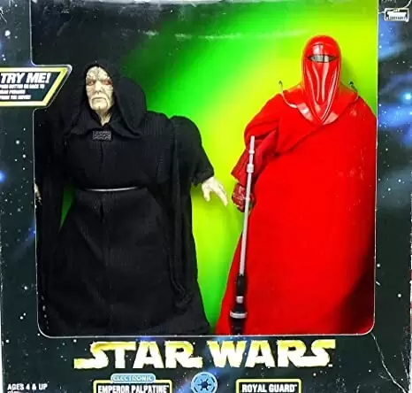 Power of the Force 2 - Electronic Emperor Palpatine Figure with Royal Guard