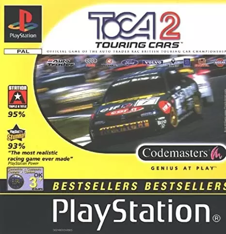 Jeux Playstation PS1 - Toca 2 touring cars