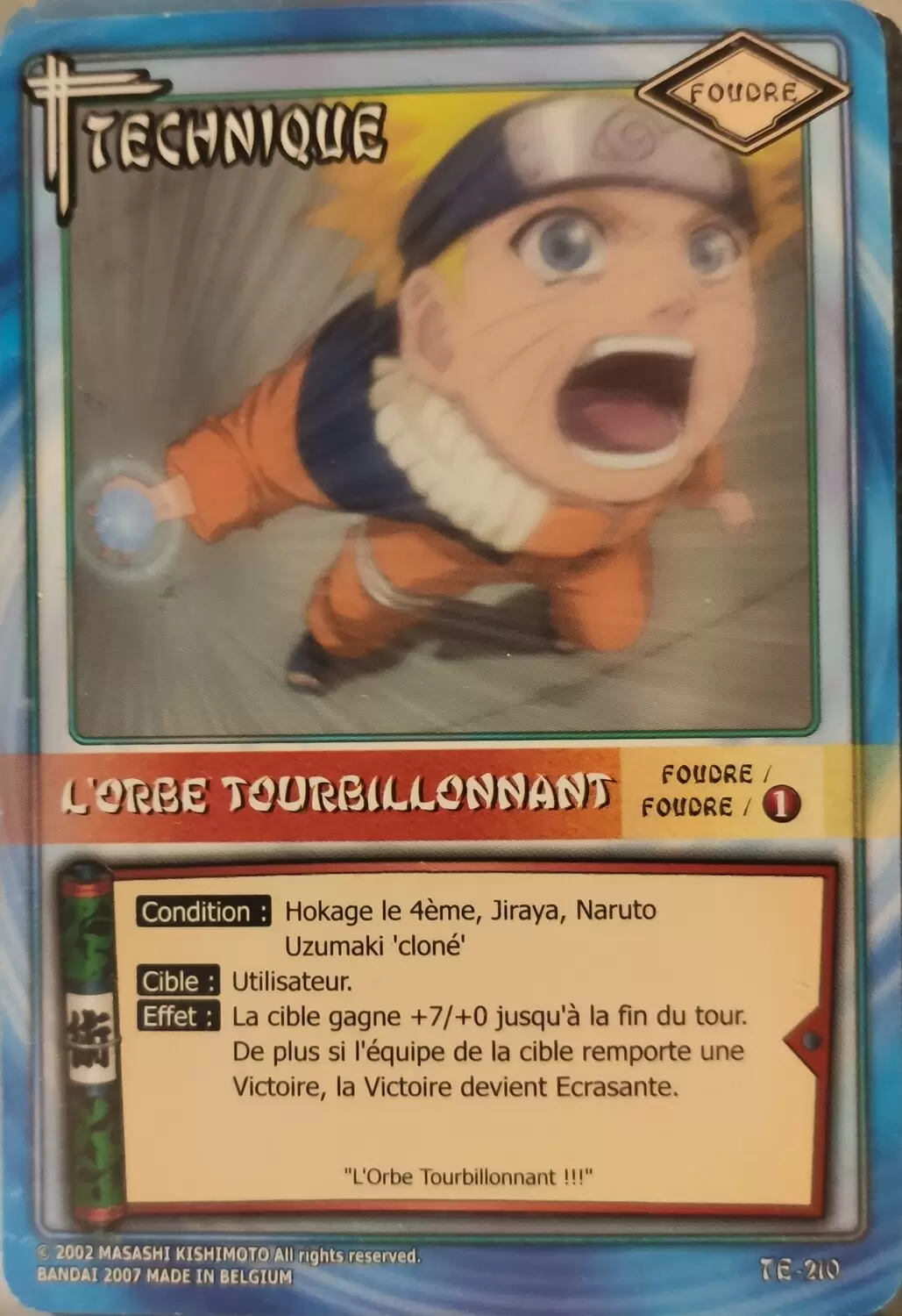 Cartes Naruto Série 05 - L\'orbe tourbillonnant
