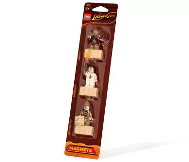 LEGO Indiana Jones - Magnets Indiana Jone, Marion Ravenwood & Henry Jones 3 Pack