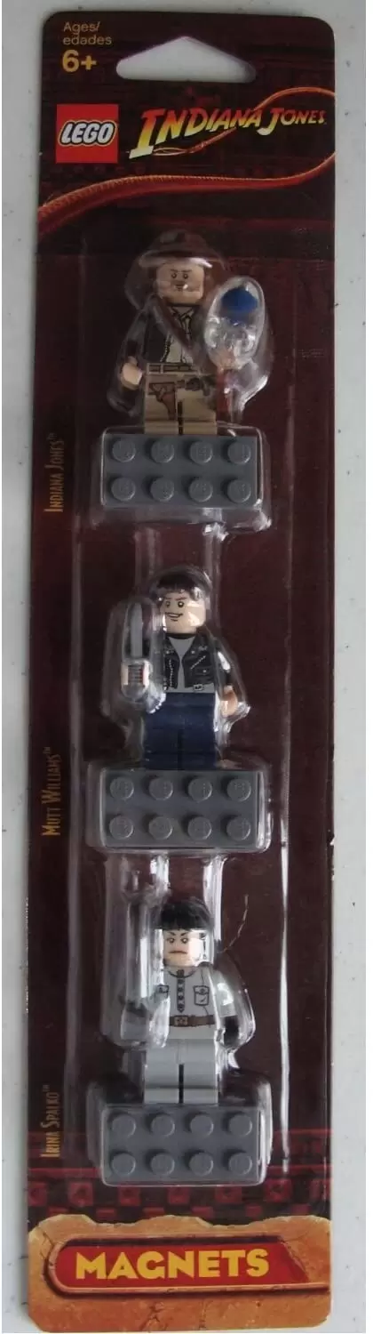 LEGO Indiana Jones - Magnets Indiana Jones, Mutt Williams & Irina Spalko 3 Pack