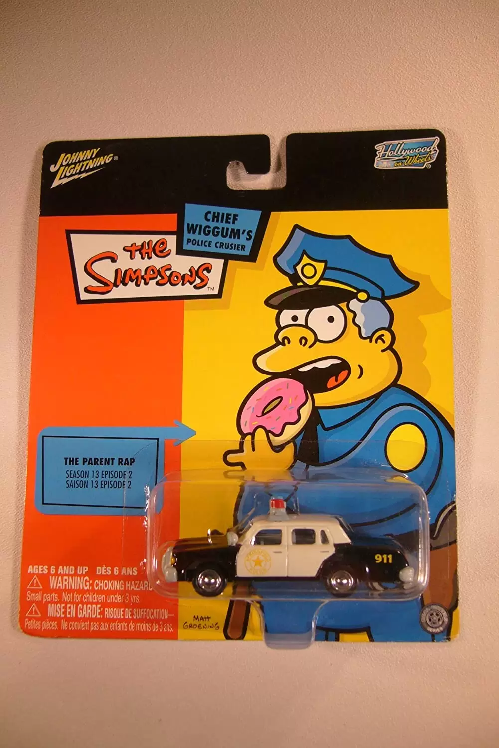 Johnny Lightning - Chief Wiggum\'s Police Cruiser