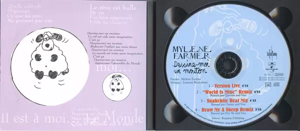 Mylène Farmer - Dessine moi un mouton Live CD Maxi