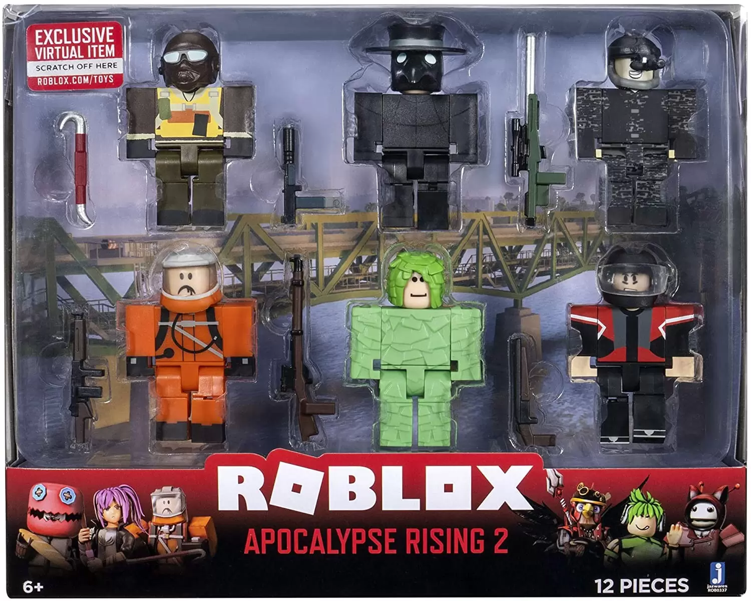 Roblox Action Collection - World Zero Six Figure Pack w/ Exclusive