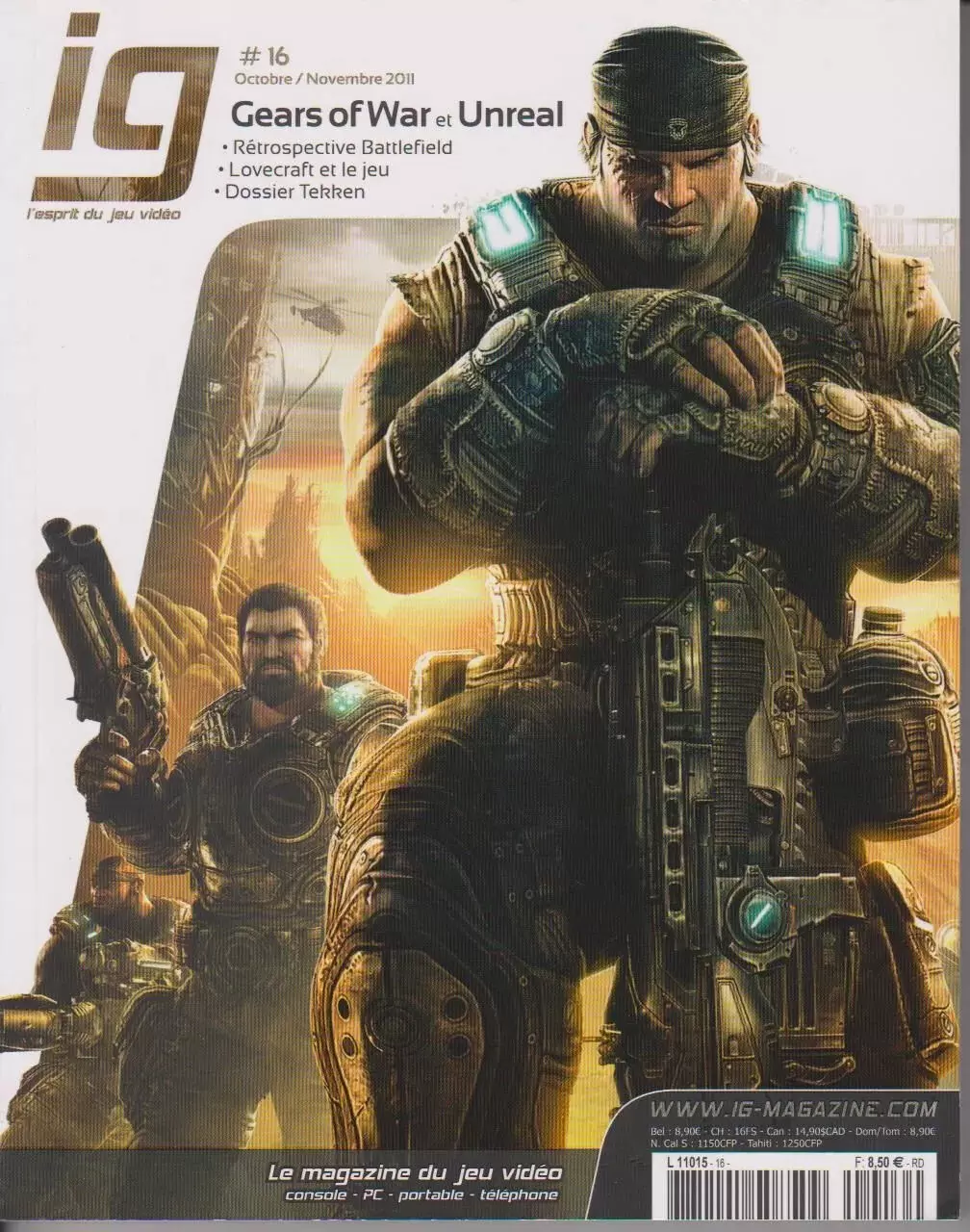 IG Magazine - IG Magazine n°16 - Couverture Gears of war