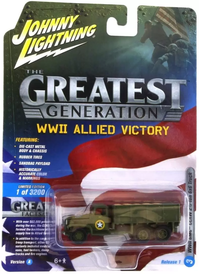 Johnny Lightning - GMC CCKW 2 1/2-ton 6x6 Truck