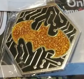 Other Funko Pin\'s - Batman - Batman Symbol Gold Glitter