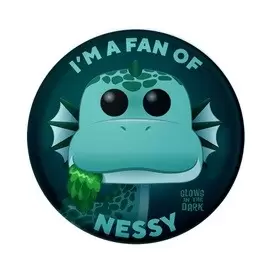 Funko Collectible Pinback Buttons - I\'m a Fan of Nessy GITD