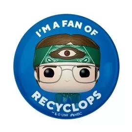 Funko Collectible Pinback Buttons - I\'m a Fan of Recyclops