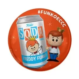 Funko Collectible Pinback Buttons - Funko Soda Freddy Funko