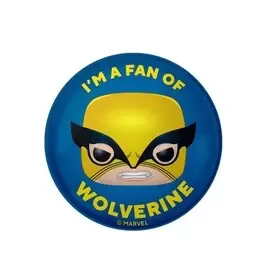 Funko Collectible Pinback Buttons - I\'m a Fan of Wolverine