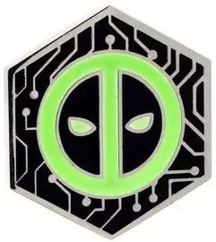 Other Funko Pin\'s - Deadpool - Deadpool Symbol GITD