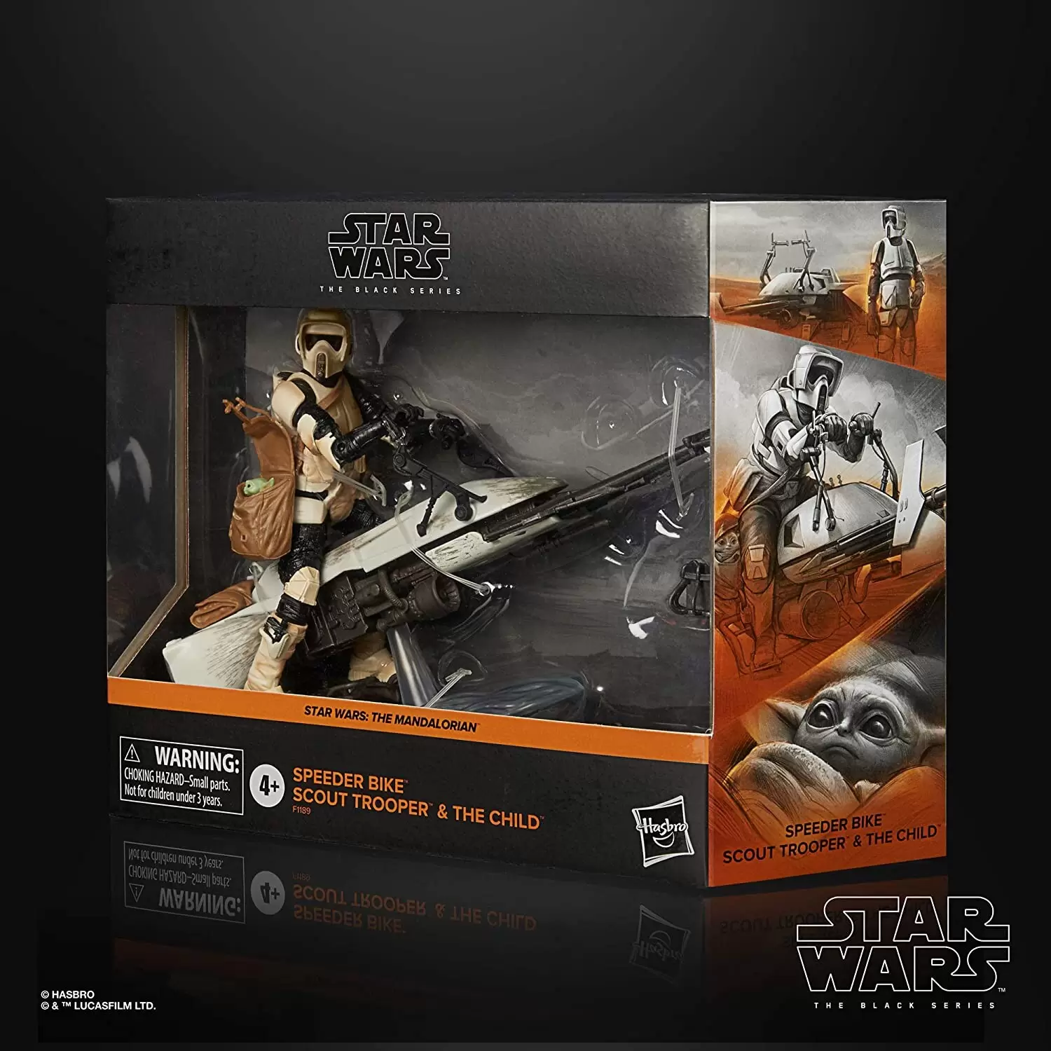 The Black Series - Colored Box - Speeder Bike Scout Trooper & The Child (Exclusive)