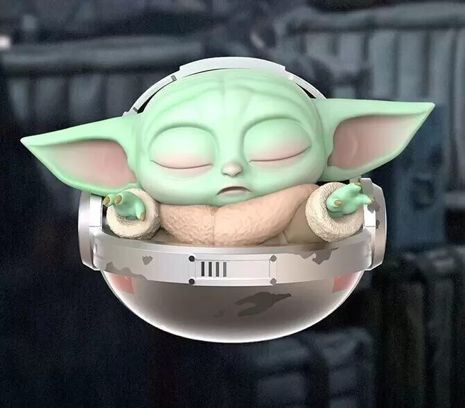 Cosbaby Figures - The Mandalorian - The Child with Hoverpram