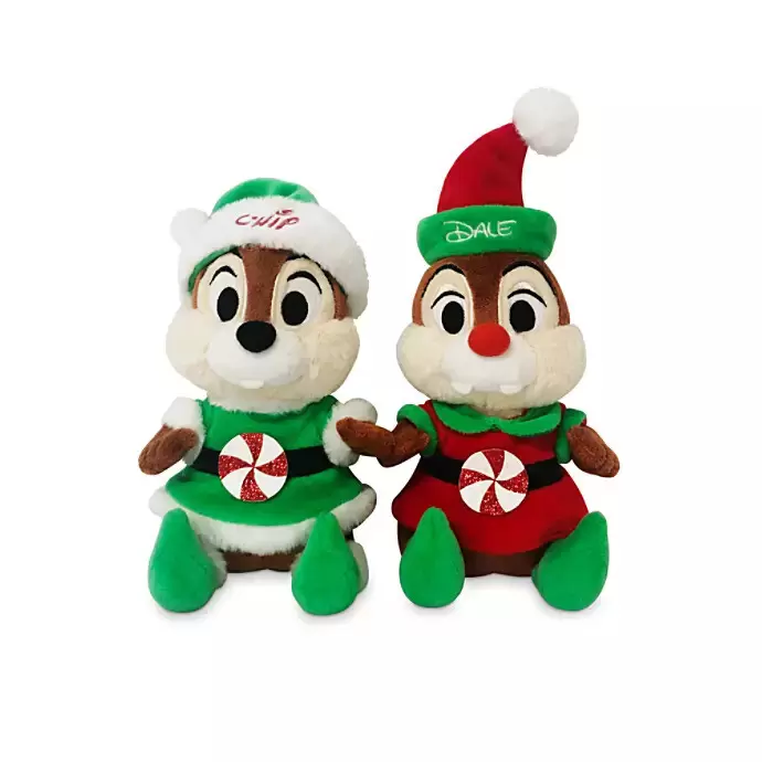 Peluches Disney Store - Chip \'n Dale Holiday