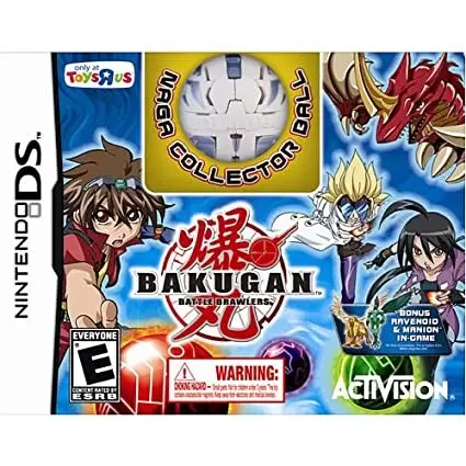 Jeux Nintendo DS - Bakugan: Battle Brawlers with Naga Collector Ball and Exclusive Bonus Ravenoid & Manion In-Game Characters
