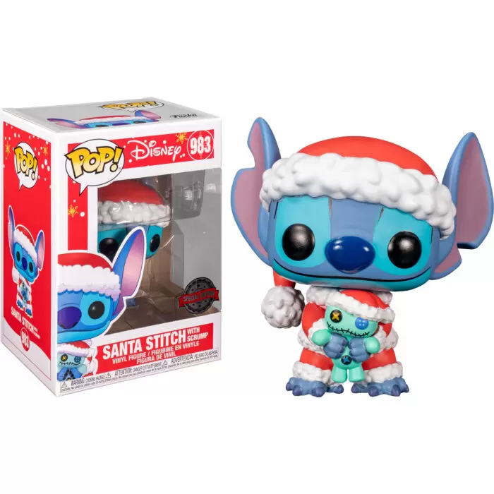 Lilo & Stitch - Santa Stitch with Scrump - figurine POP 983 POP! Disney