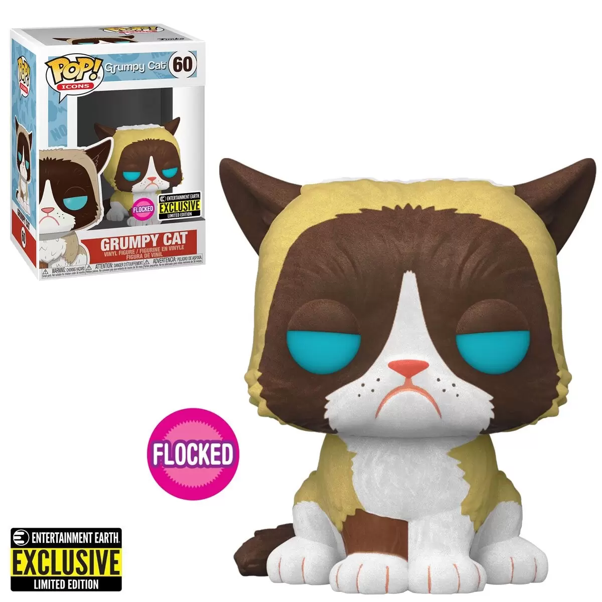 POP! Icons - Grumpy Cat - Grumpy Cat Flocked