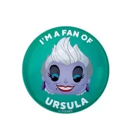 Funko Collectible Pinback Buttons - I\'m a Fan of Ursula