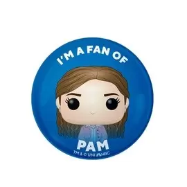 Funko Collectible Pinback Buttons - I\'m a Fan of Pam