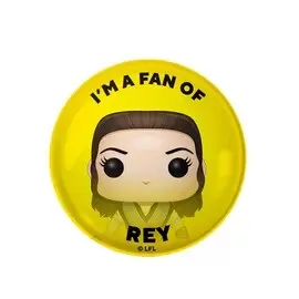 Funko Collectible Pinback Buttons - I\'m a Fan of Rey