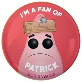 Funko Collectible Pinback Buttons - I\'m a Fan of Patrick