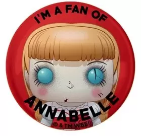 Funko Collectible Pinback Buttons - I\'m a Fan of Annabelle