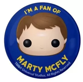 Funko Collectible Pinback Buttons - I\'m a Fan of Marty McFly