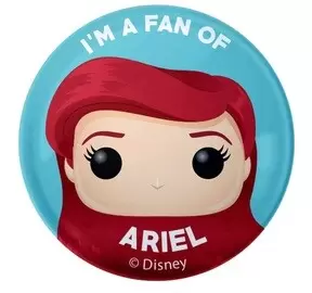 Funko Collectible Pinback Buttons - I\'m a Fan of Ariel