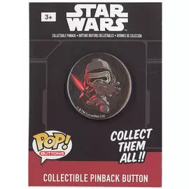 Funko Collectible Pinback Buttons - Star Wars - Kylo Ren