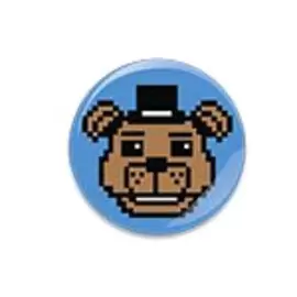 Funko Collectible Pinback Buttons - Five Nights at Freddy\'s - Freddy 8 Bit
