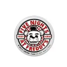 Funko Collectible Pinback Buttons - Five Nights at Freddy\'s - Freddy Black & White