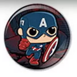 Funko Collectible Pinback Buttons - Marvel - Captain America