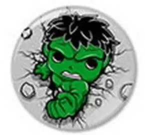 Funko Collectible Pinback Buttons - Marvel - Hulk