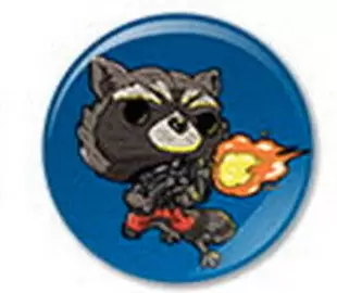 Funko Collectible Pinback Buttons - Guardians of the Galaxy - Rocket Raccoon