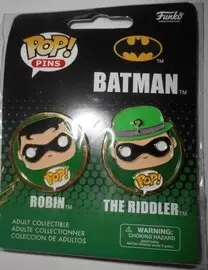 POP Pins - Batman - Robin & The Riddler 2 Pack