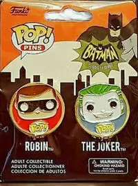 POP Pins - Batman Classic TV Series - Robin & The Joker 2 Pack