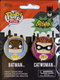POP Pins - Batman Classic TV Series - Batman & Catwoman 2 Pack