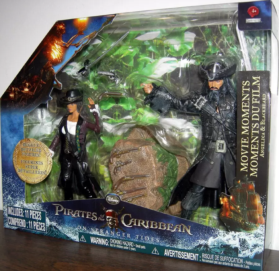 Jakks Pacific Pirates Of Caribbean - Angelica And Black Beard 2-Pack