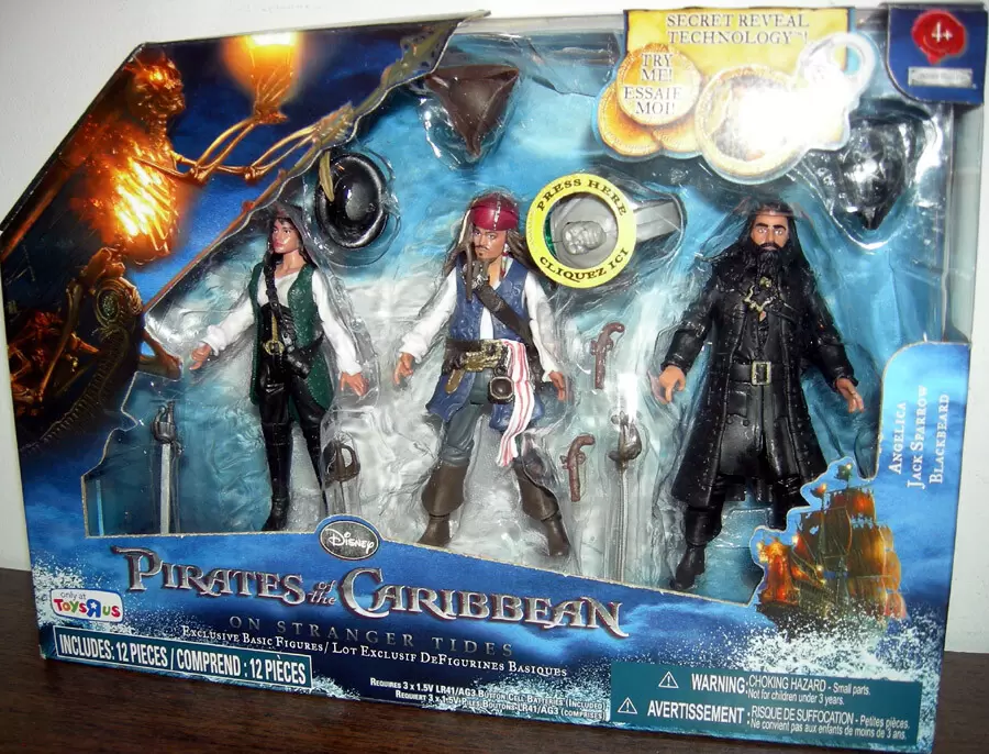 Jakks Pacific Pirates Of Caribbean - On Stranger Tides 3-Pack