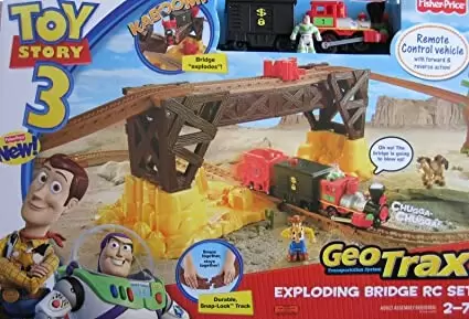 Geo Trax - Toy Story Exploding Bridge RC Set