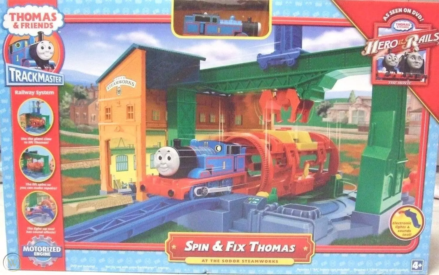 Thomas Track Master Play Sets - Spin And Fix Thomas