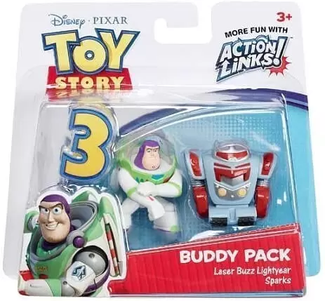 Toy Story Action Links - Laser Buzz Lightyear And Sparks