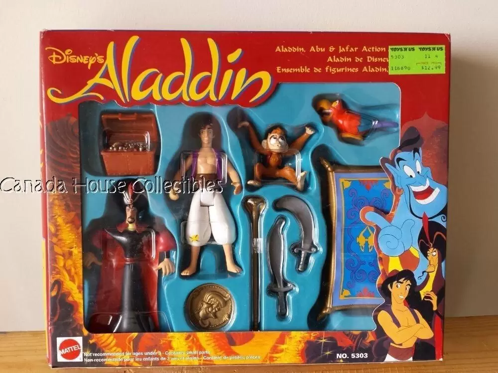 Aladdin (Mattel) - Aladdin,Jafar And Abu