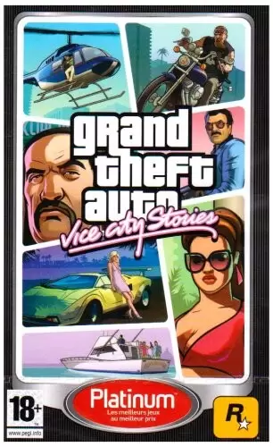 PSP Games - GTA : Vice City stories - Platinum