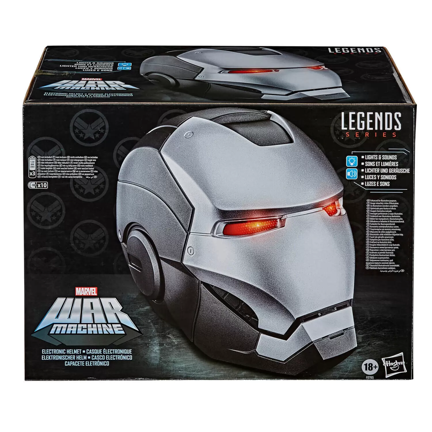 Marvel Legends Series Replica - War Machine Electronic Helmet