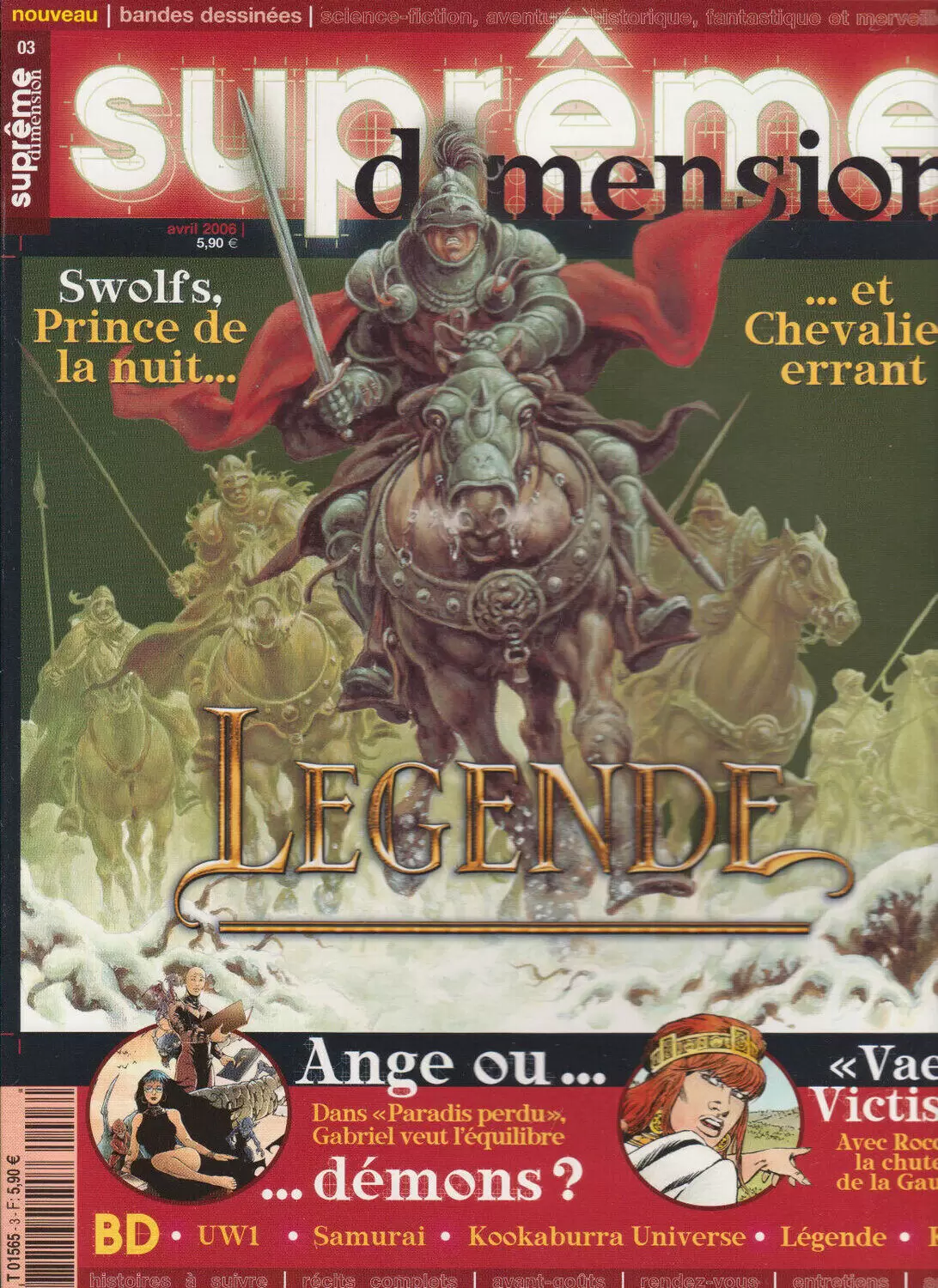 Suprême Dimension - Suprême Dimension n° 3 - Légende