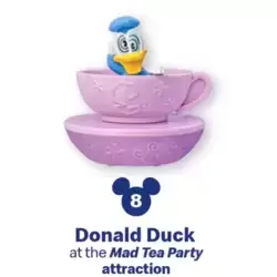 Donald Duck At The Mad Tea Party Attraction