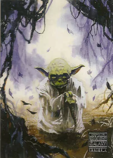 Star Wars Galaxy series 4 - Yoda On Dagobah