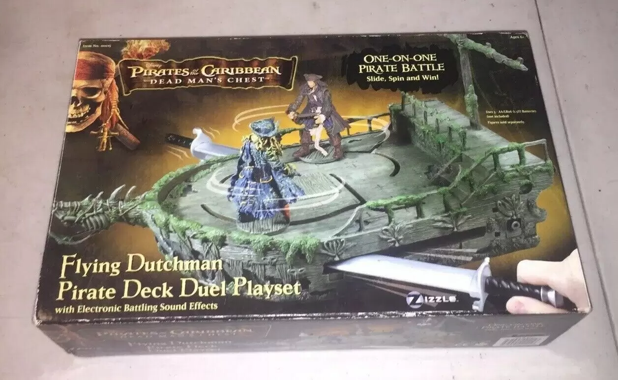 Zizzle -  Pirates Of The Caribbean - Flying Dutchmen Pirate Deck Duel Playset